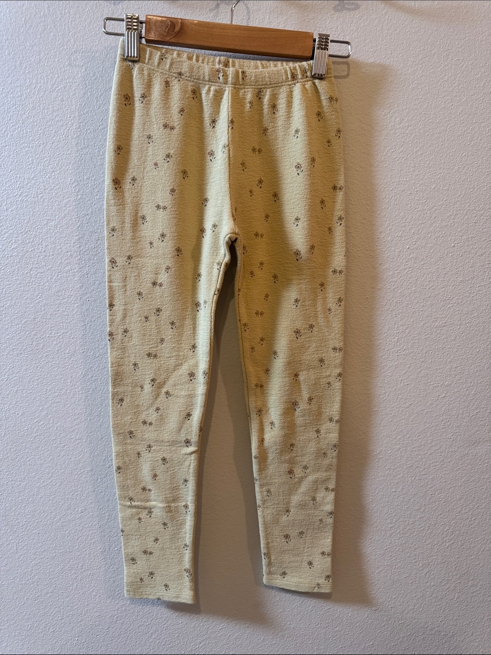 NWT 10-12Y Rylee + Cru Butter Leggings with Tiny Brown Floral Print!